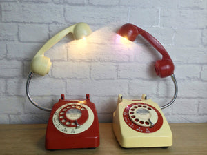 Retro Telephone Lamps - Handed Pair Lamps