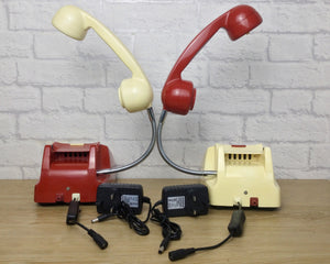 Retro Telephone Lamps - Handed Pair Lamps