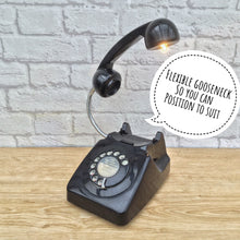 Load image into Gallery viewer, Retro Telephone Lamp Black
