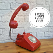 Load image into Gallery viewer, Retro Telephone Lamp Red
