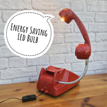 Load image into Gallery viewer, Retro Telephone Lamp Red
