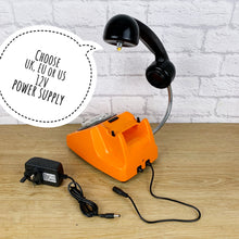 Load image into Gallery viewer, Orange Black Lamp, Nostalgic Desk Lamp
