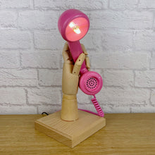 Load image into Gallery viewer, Retro Telephone Handset Lamp Pink

