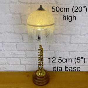 Antique Brass Barley Twist Lamp.