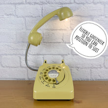 Load image into Gallery viewer, Retro Telephone Lamp Mustard
