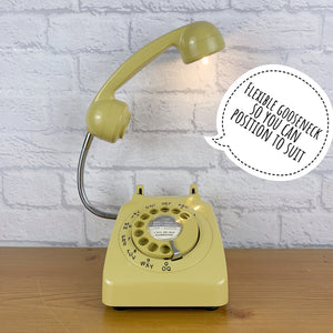 Mustard Desk Lamp, Nostalgic Gift.