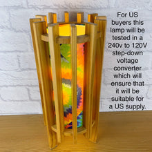 Load image into Gallery viewer, Vintage Rocket Lamp, Vintage 70s Lamp, Rocket Lamp, Psychedelic Decor, Vintage Lighting, Retro Light, Colourful Gift, Nostalgic Home Decor.
