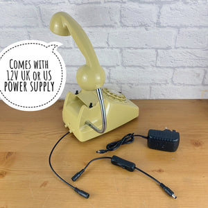 Mustard Desk Lamp, Nostalgic Gift.