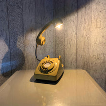 Load image into Gallery viewer, Retro Telephone Lamp Mustard
