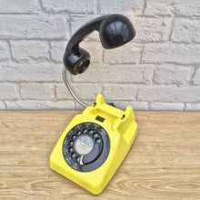 Load image into Gallery viewer, Retro Telephone Lamp Yellow / Black

