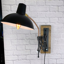 Load image into Gallery viewer, Industrial Scissor Action Wall Light.
