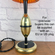 Load image into Gallery viewer, Mid Century Atomic Brass Lamp
