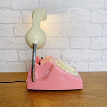 Load image into Gallery viewer, Retro Telephone Lamp Coral Pink
