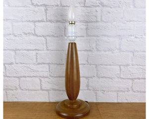 Mid Century Teak Lamp.