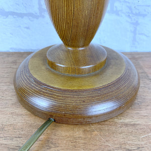 Mid Century Teak Lamp.