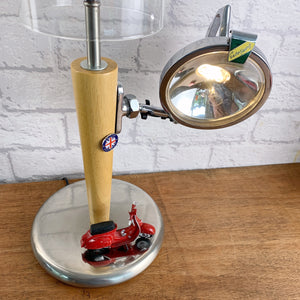 Retro Lamp, Scooter Lover Gift.