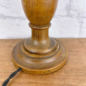 Art Deco Wood Lamp Base.