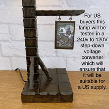 Load image into Gallery viewer, Vintage Gothic Lamp.
