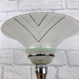 Art Deco Wood Lamp