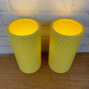 Pair Of Yellow Lamps