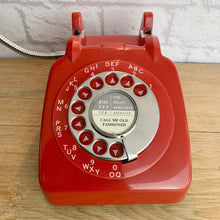 Load image into Gallery viewer, Retro Telephone Lamp Red / Chrome
