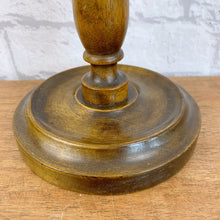 Load image into Gallery viewer, Wood Table Lamp, Vintage Wooden Lamp.
