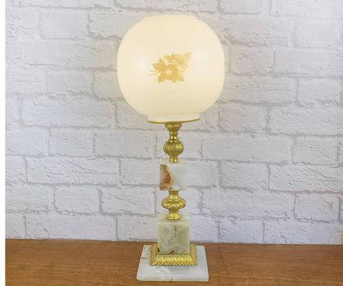 Vintage Marble Table Lamp