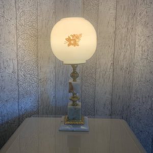 Vintage Marble Table Lamp