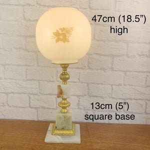 Vintage Marble Table Lamp