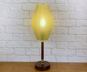 Mid Century Wood Table Lamp