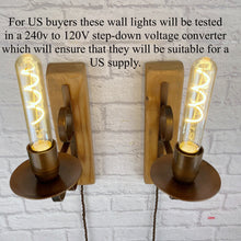 Load image into Gallery viewer, Antique Wrought Iron, Rustic Wall Lights
