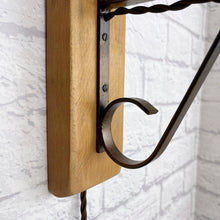 Load image into Gallery viewer, Antique Wrought Iron, Rustic Wall Lights
