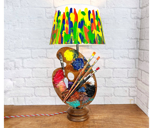 Gift For Artist, Colourful Lamp.