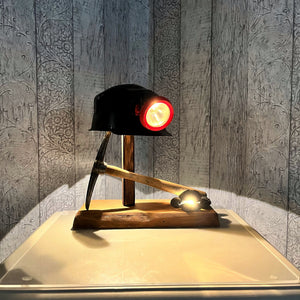 Miners Helmet Lamp, Nostalgia Gift.