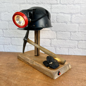 Miners Helmet Lamp, Nostalgia Gift.