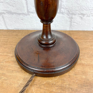 Tall Vintage Wood Lamp.