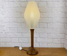 Load image into Gallery viewer, Mid Century Modern Teak Lamp.
