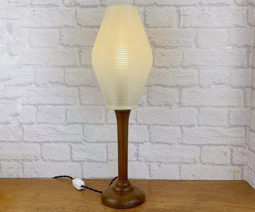 Mid Century Modern Teak Lamp.