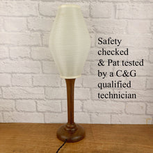 Load image into Gallery viewer, Mid Century Modern Teak Lamp.
