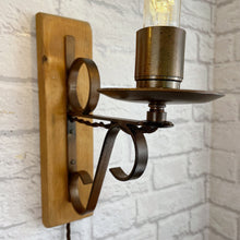 Load image into Gallery viewer, Antique Wrought Iron, Rustic Wall Lights
