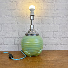 Load image into Gallery viewer, Art Deco Ceramic Beehive Lamp.
