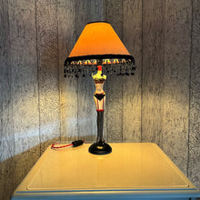 Load image into Gallery viewer, Vintage Burlesque Lamp, Boudoir Glamour Decor.
