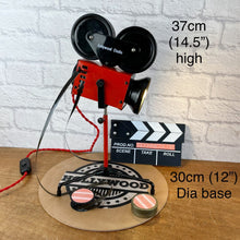 Load image into Gallery viewer, Movie Lover Gift, Movie Camera Lamp.
