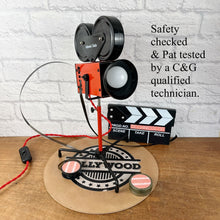 Load image into Gallery viewer, Movie Lover Gift, Movie Camera Lamp.
