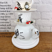 Load image into Gallery viewer, Alice In Wonderland Gift, Teapot Lamp.
