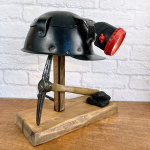 Miners Helmet Lamp, Nostalgia Gift.