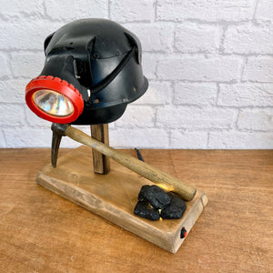 Miners Helmet Lamp, Nostalgia Gift.