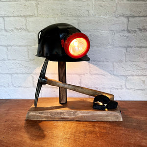 Miners Helmet Lamp, Nostalgia Gift.