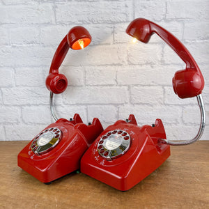 Pair Of Retro Bedside Lamps.