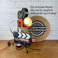 Load image into Gallery viewer, Movie Lover Gift, Movie Camera Lamp.
